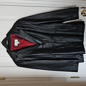 XL Worthington Black leather jacket
